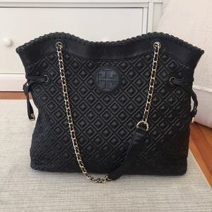 Tory Burch quilted Marion slouchy shoulder bag